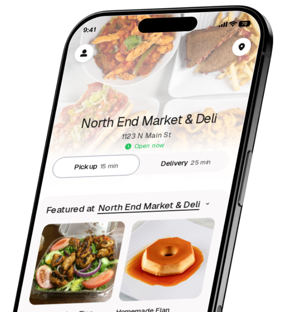 North End Market & Deli app preview