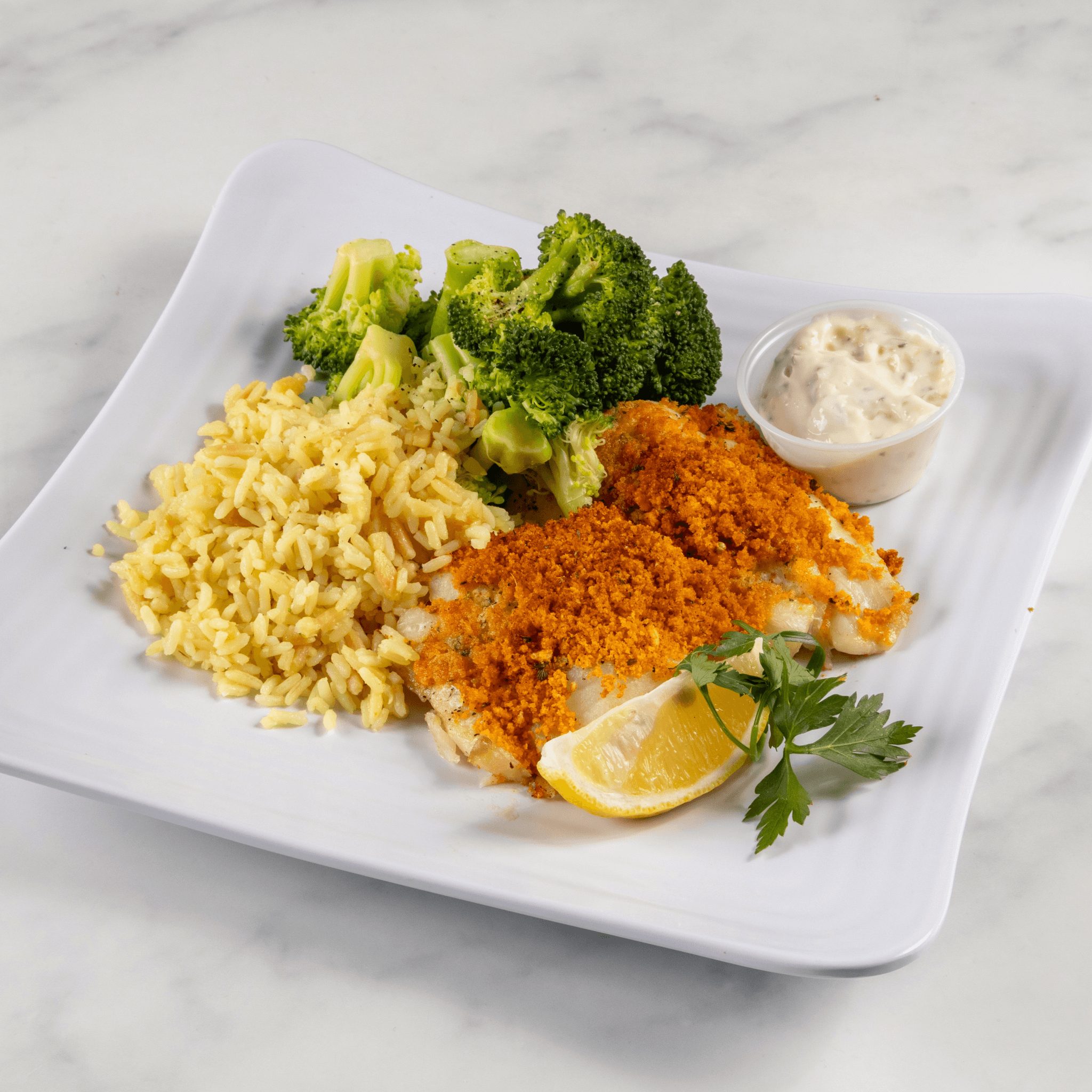 Baked Haddock.