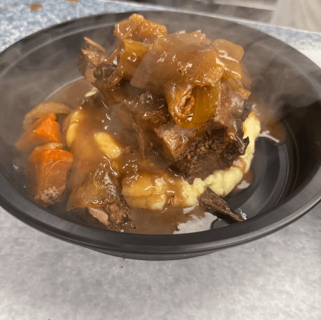 Pot roasted.