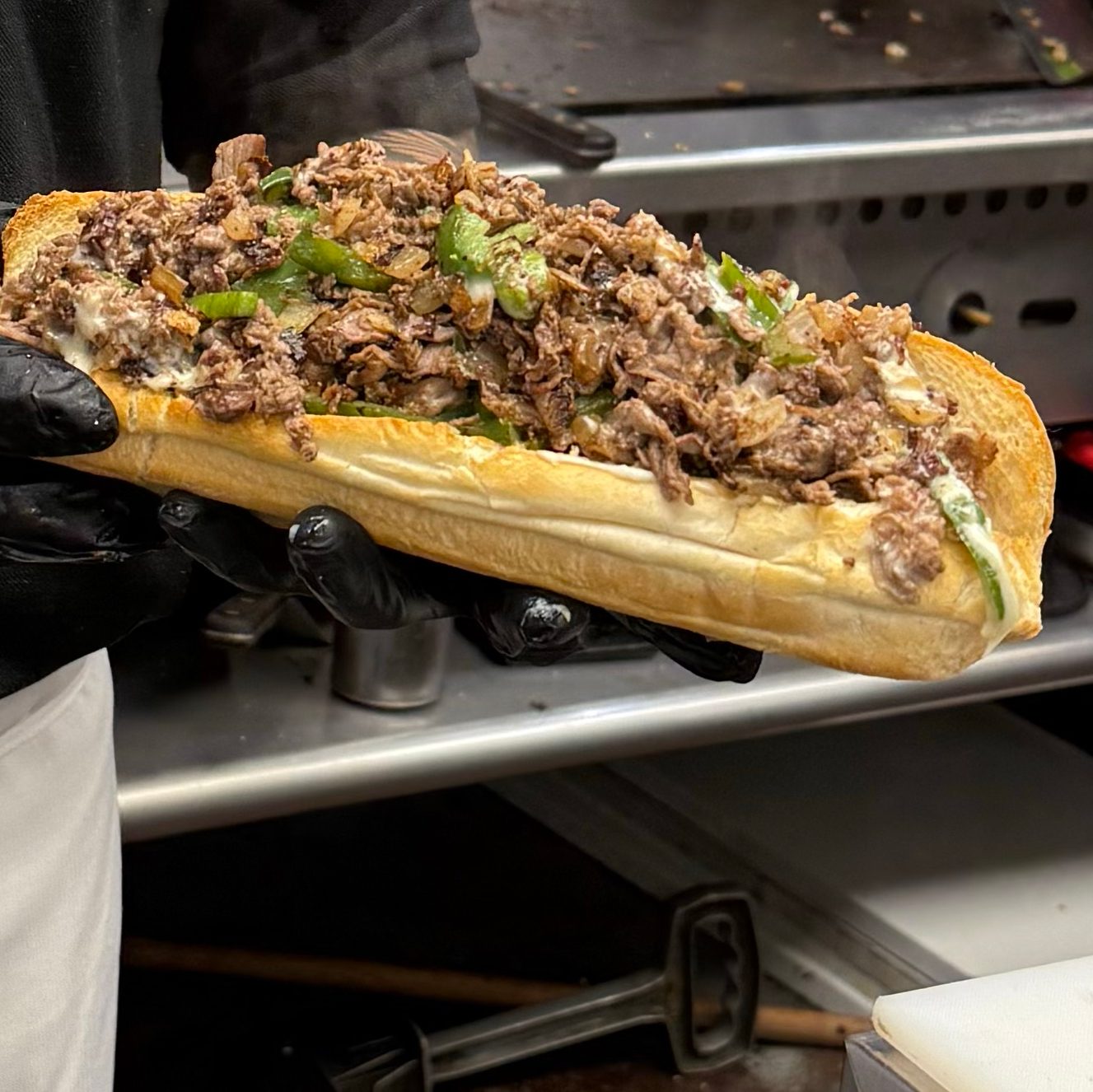 Steak & Cheese Bomb.