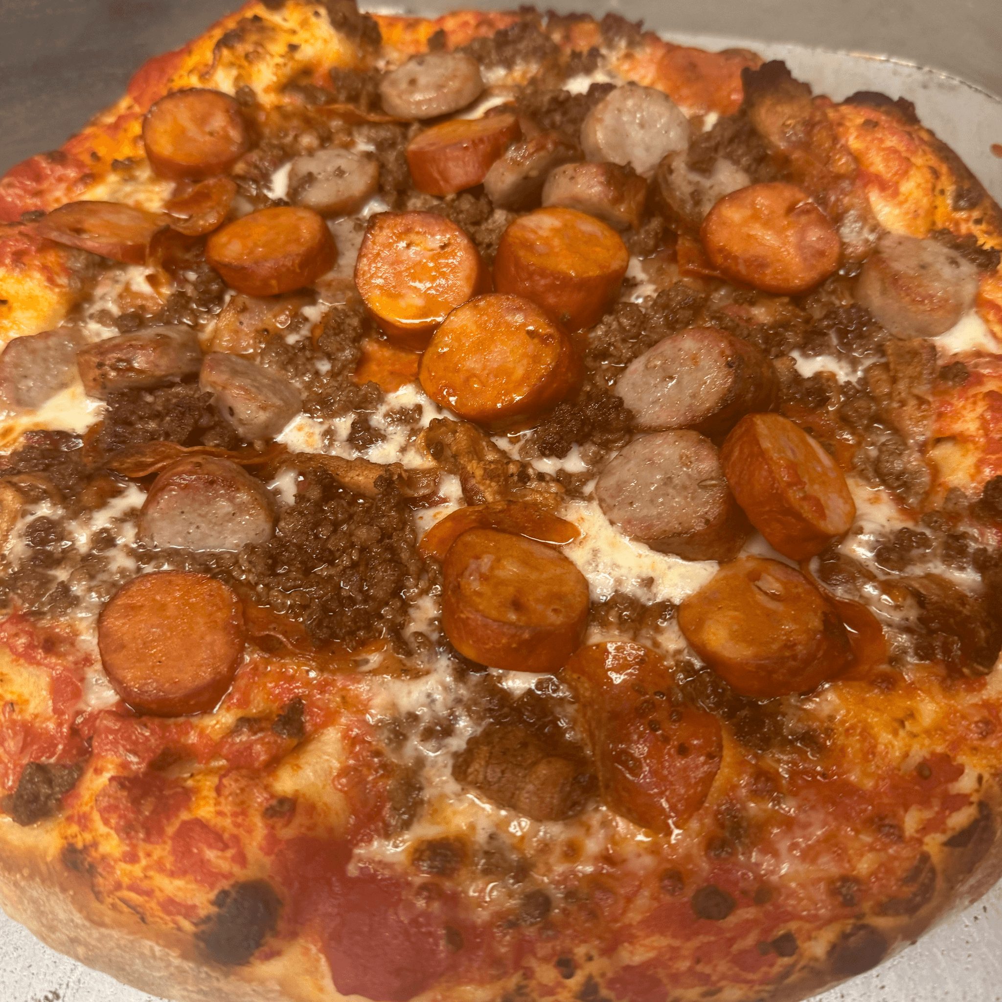 Meat Lovers Pizza.